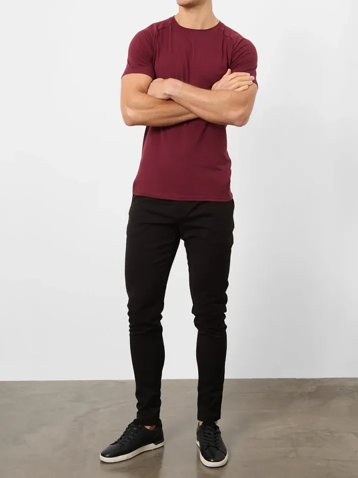 Burgundy Soft  Athletic Tees