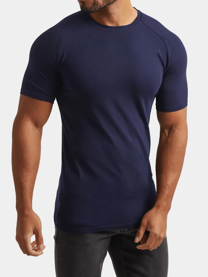 True Navy Soft Premium Athletic Tees
