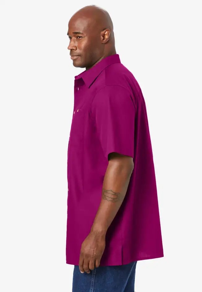 Short-Sleeve Pocket Sport Shirt