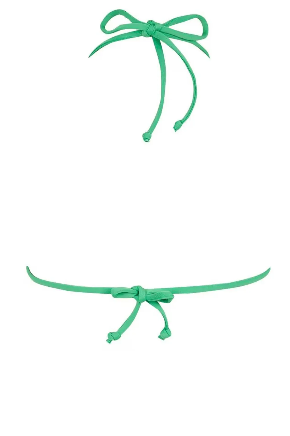 Graceful Solid Halter Swimsuit