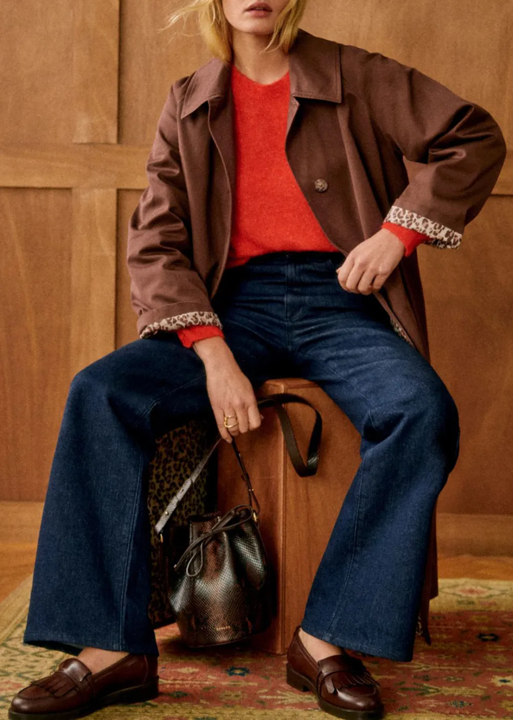 Choco  Oversized Trench Coat