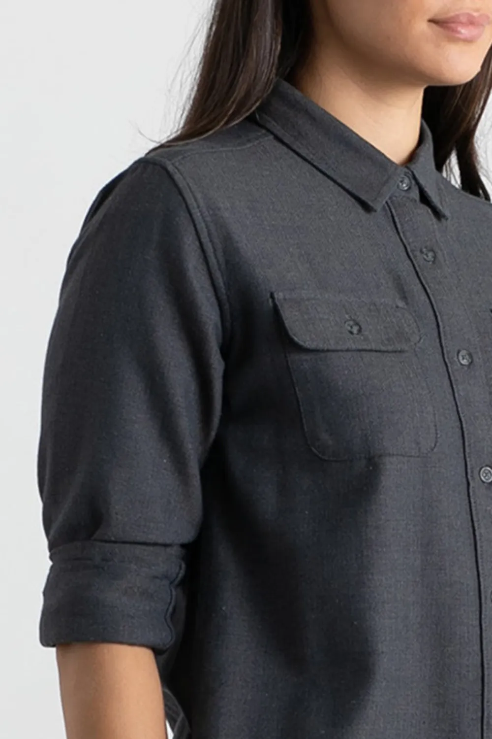 Button Front Loose Shirt