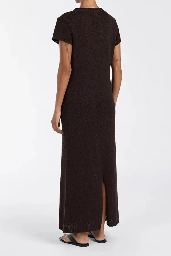 KNIT MIDI DRESS