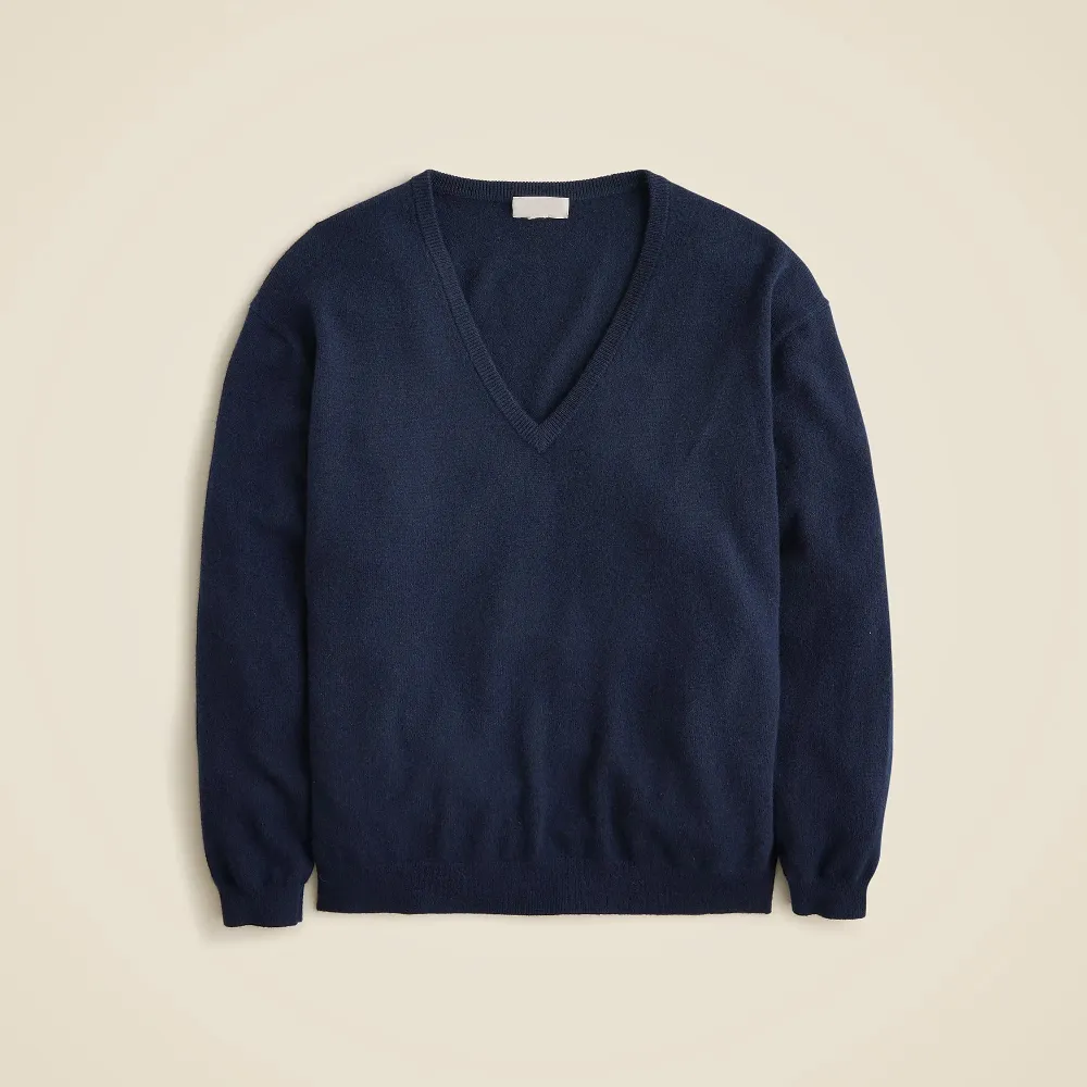 Cashmere Relaxed V-Neck Sweaters