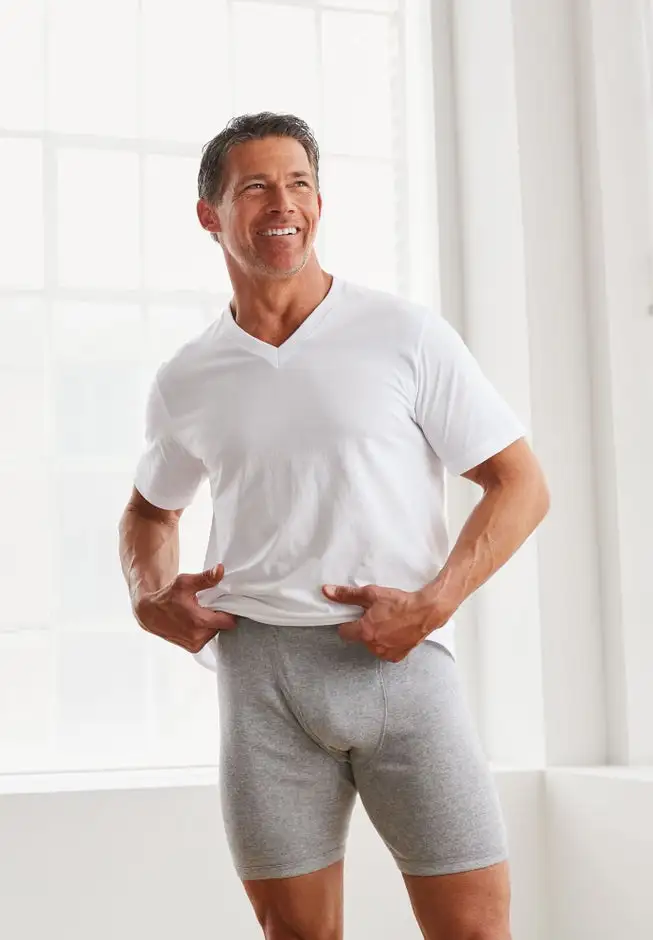 Cotton V-Neck Undershirt 3-Pack