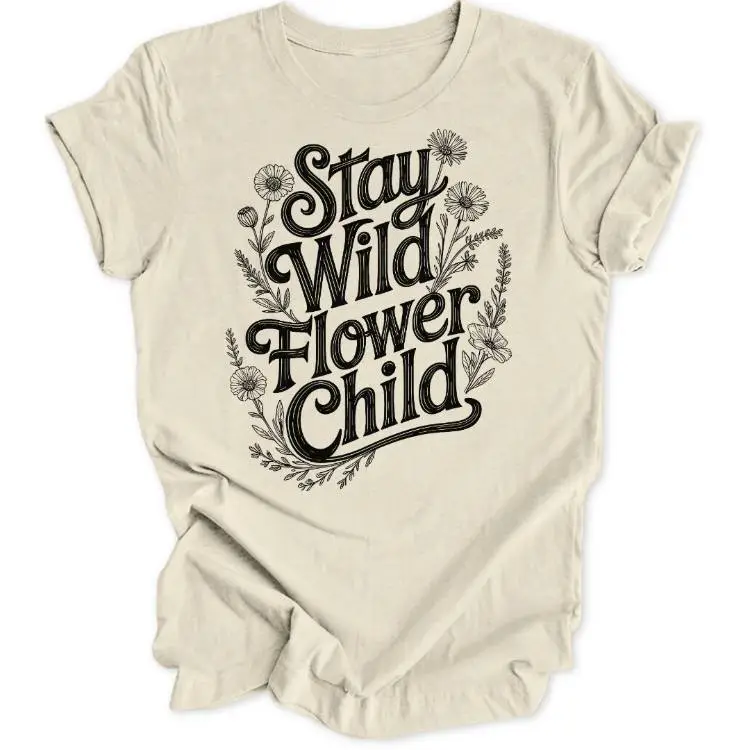 Wild Flower Child Unisex T-Shirt