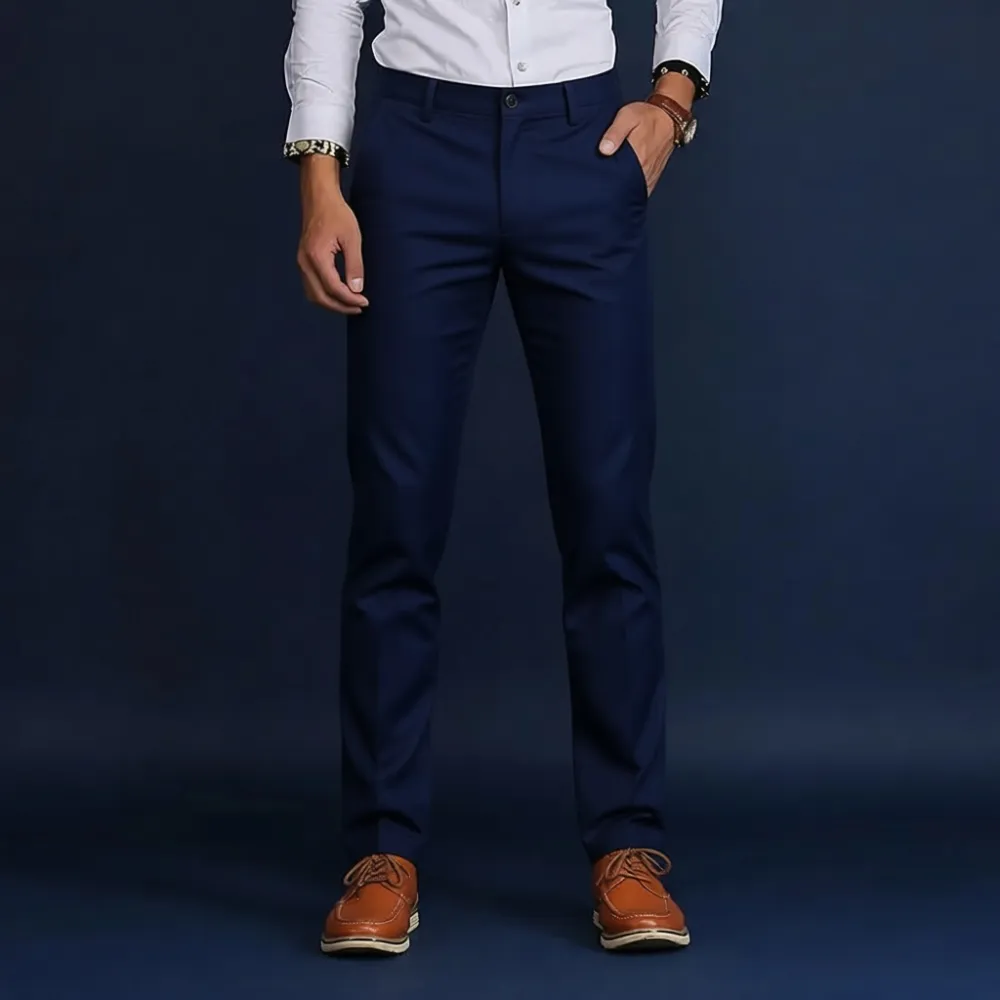 Men's Stretch Straight Leg Dress Chinos