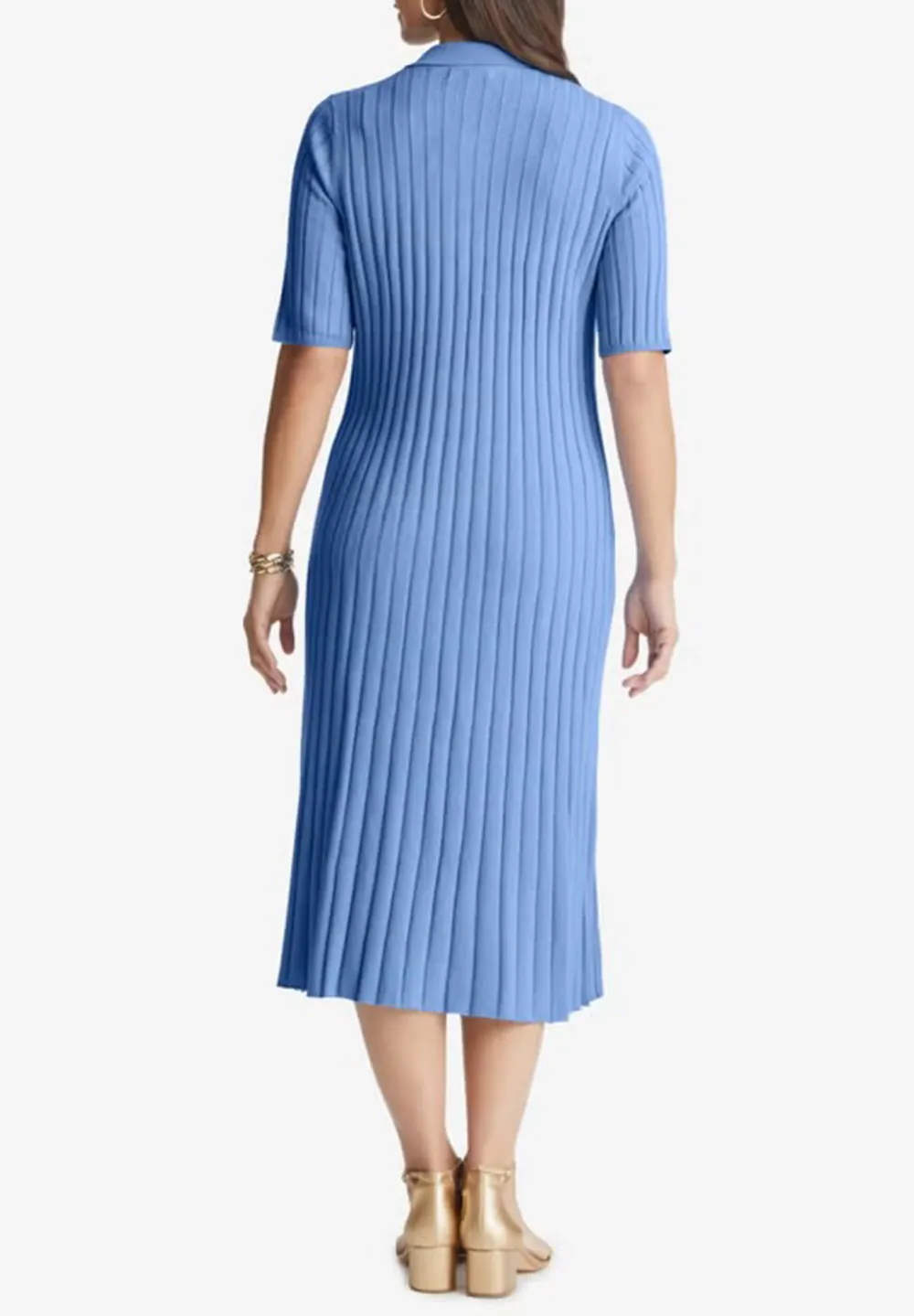 Collar Knitted Dress