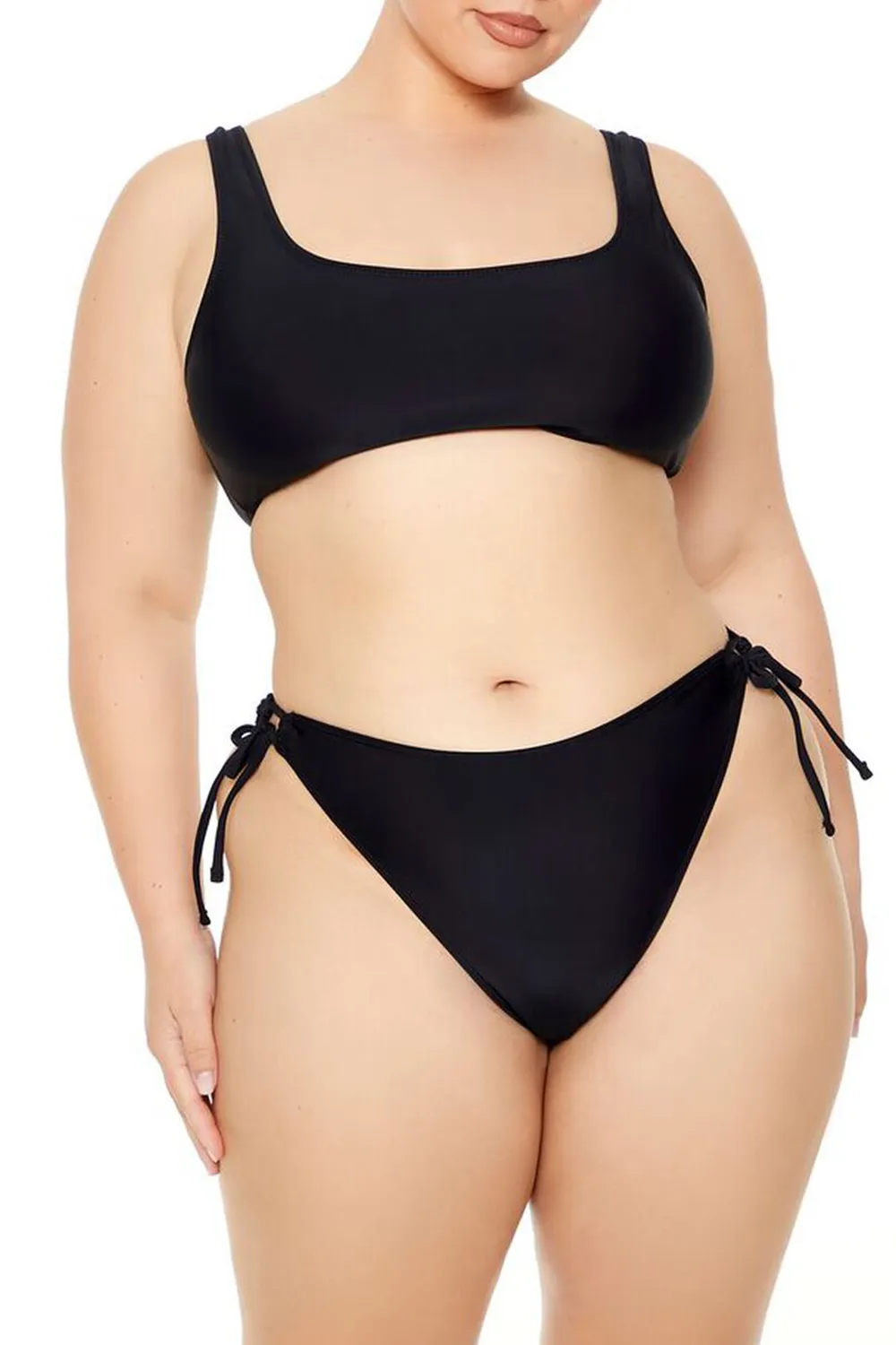 Plus Size Side-Tie Bikini Bottoms