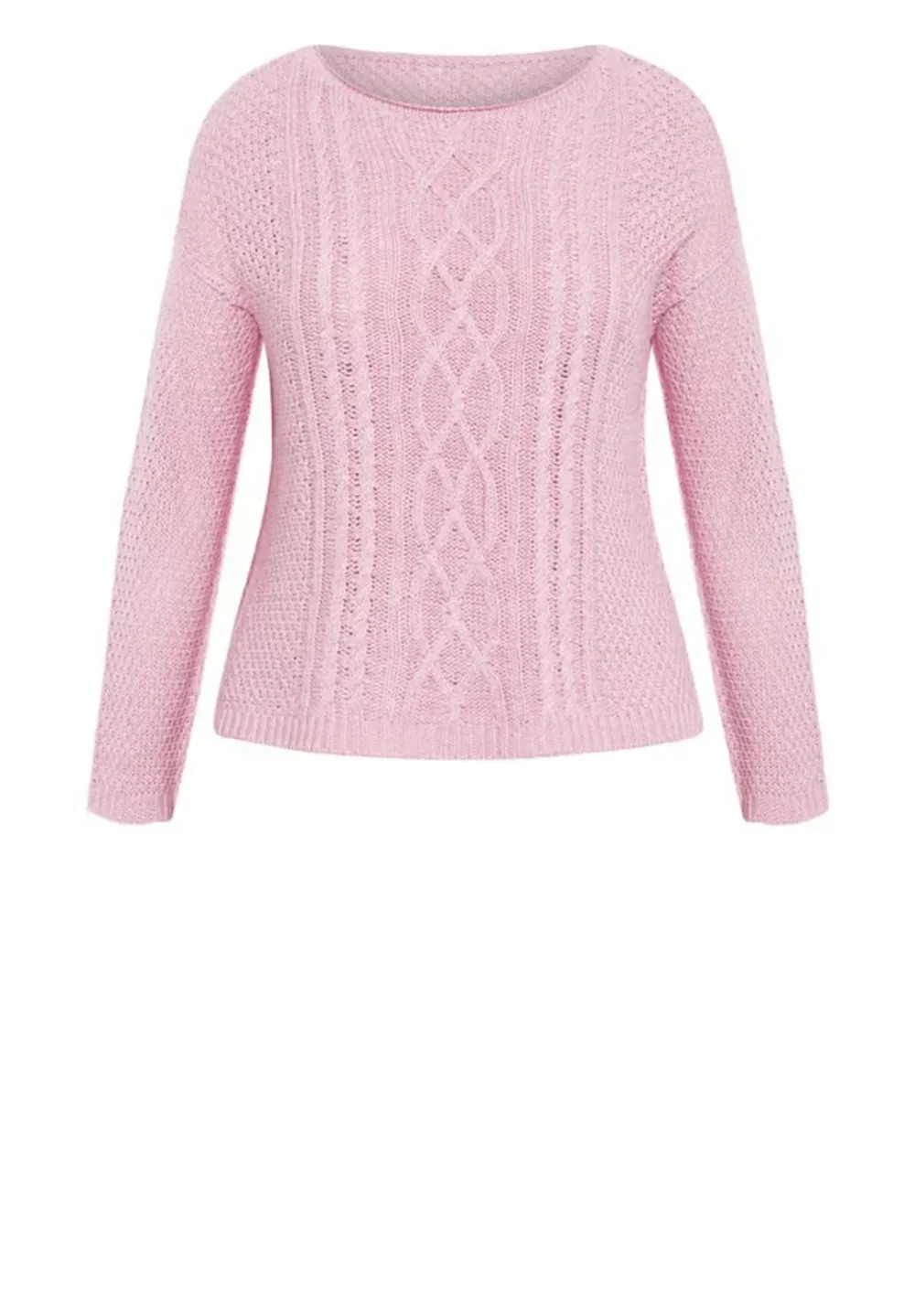 Solid Color Fitted Sweater