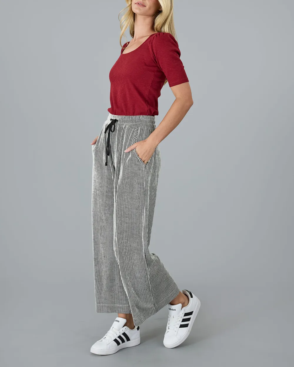 Striped Wide Leg Pant