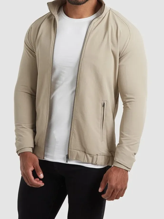 Stone Daily Leisure Soft Bomber Jacket