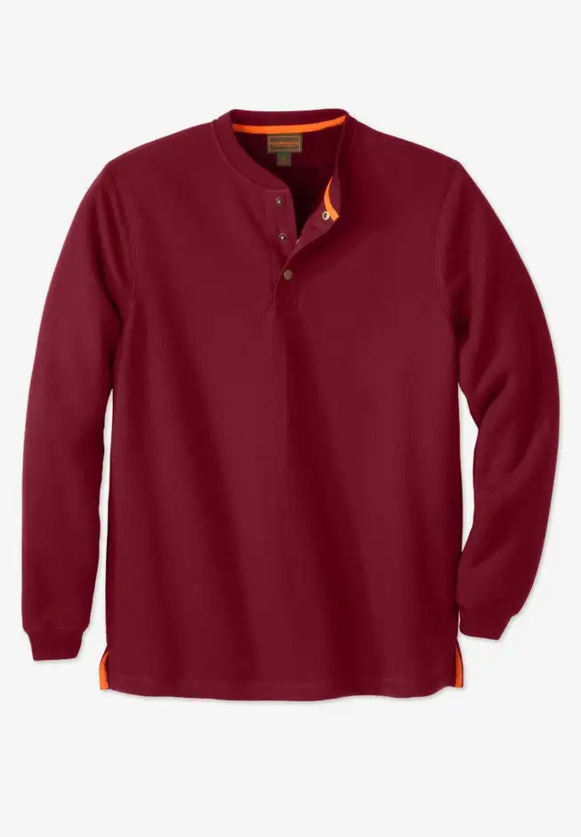 Bonded Sherpa Waffle Henley