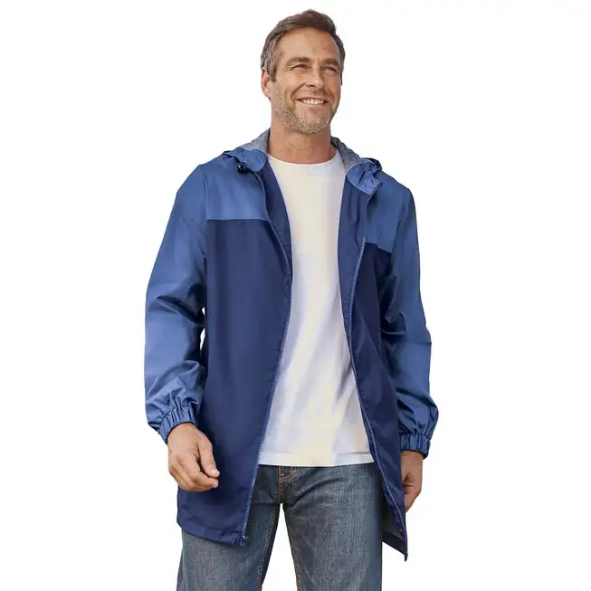 Jersey-Lined Windbreaker