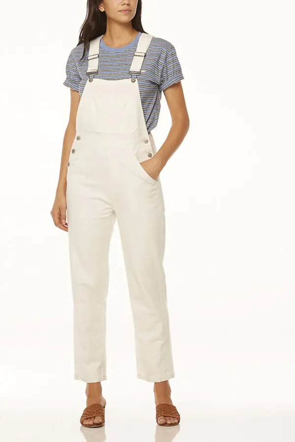 White Daily Commute Comfortable Breathable Jumpsuit