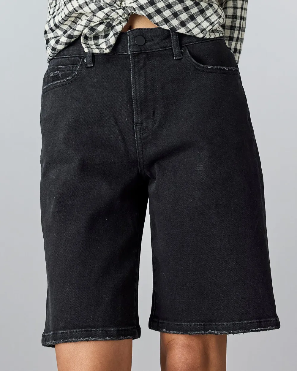 High Rise Wide Leg Short