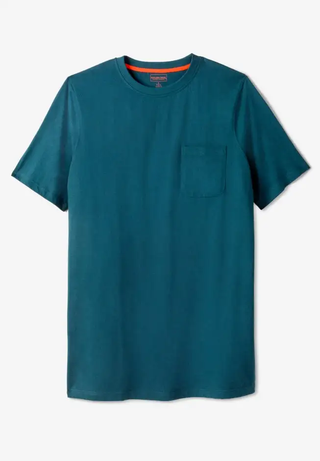 Heavyweight Longer-Length Pocket Crewneck T-Shirt