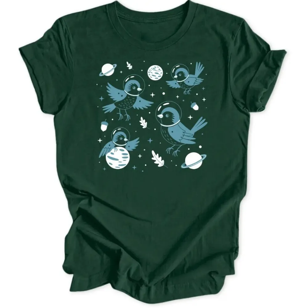 Space Birds Unisex T-Shirt