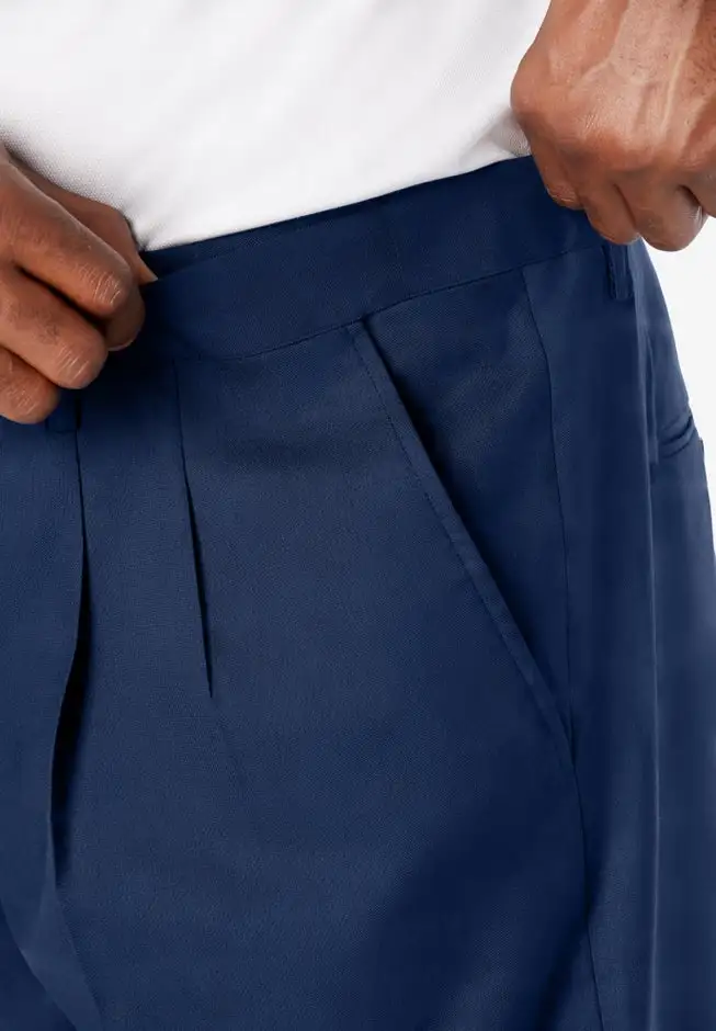 Easy Movement Pleat-Front Expandable Dress Pants