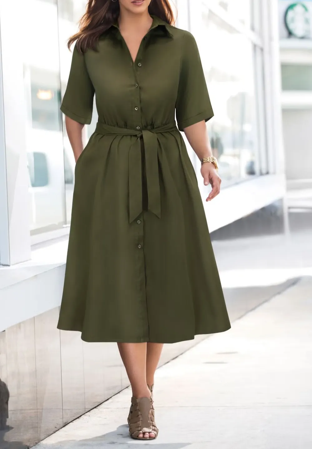 Long Flared Dress
