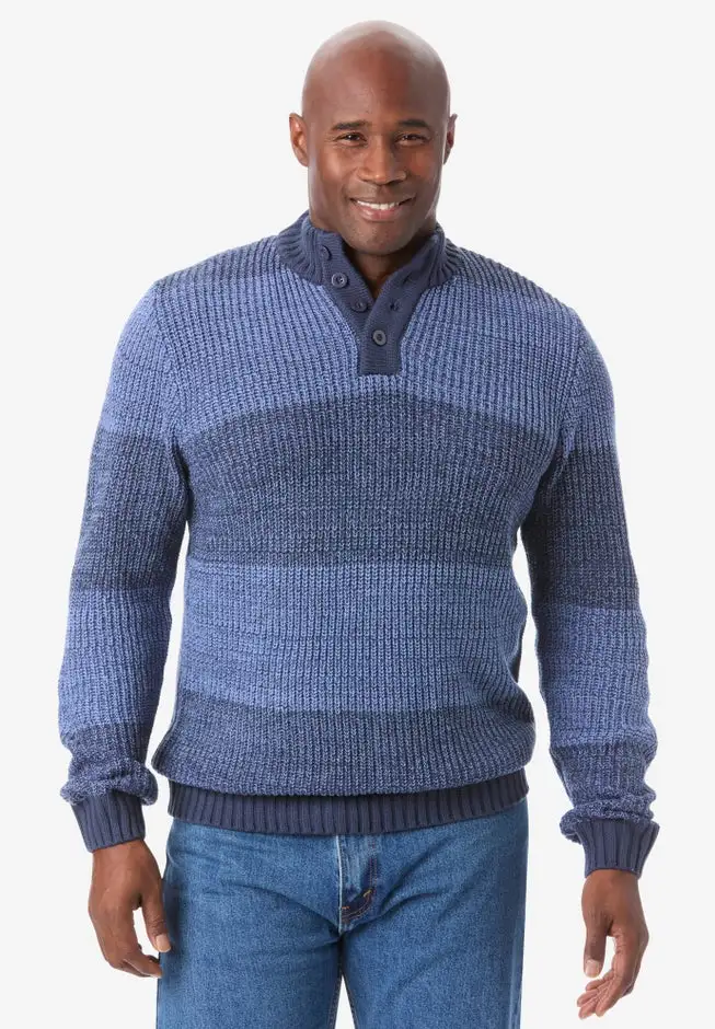 Henley Shaker Sweater