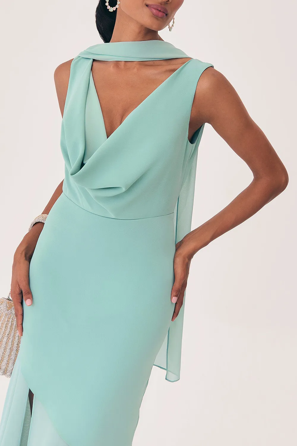Tulle Fishtail Dress