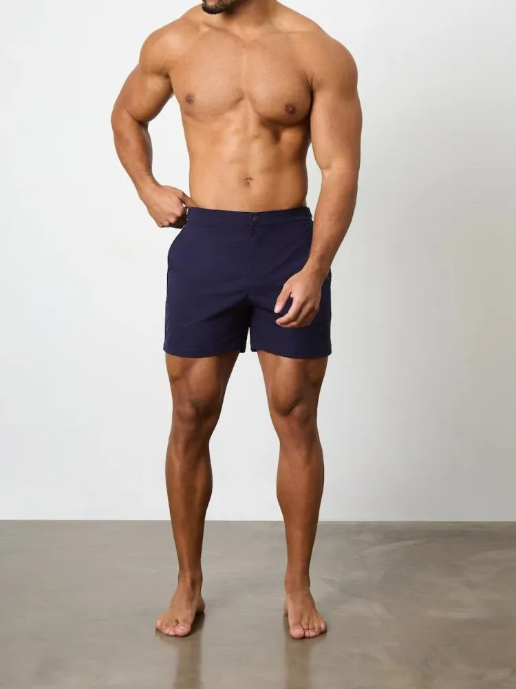 In Navy Leisure Daily Swim Short