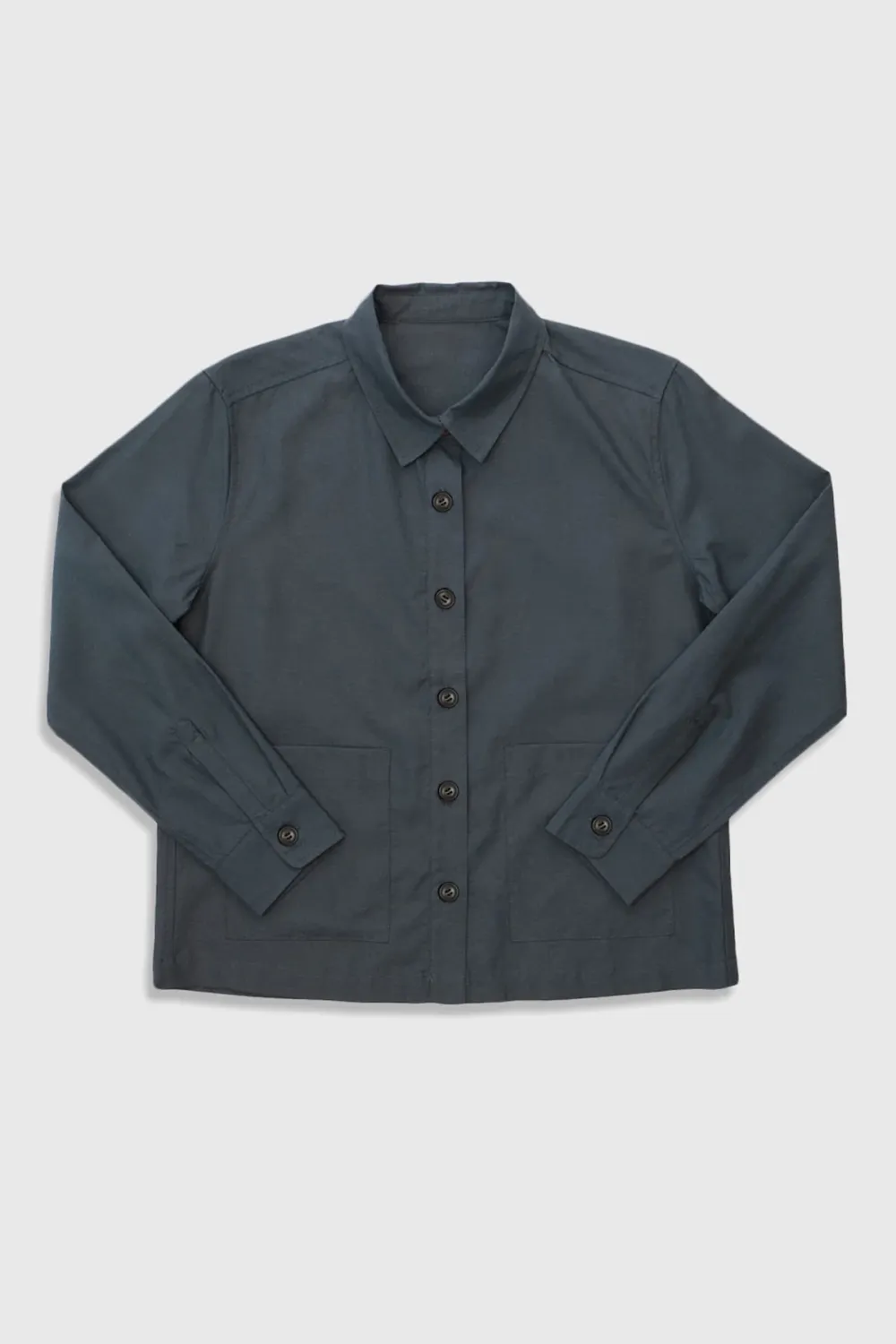 The Daily Button Front Overshirt