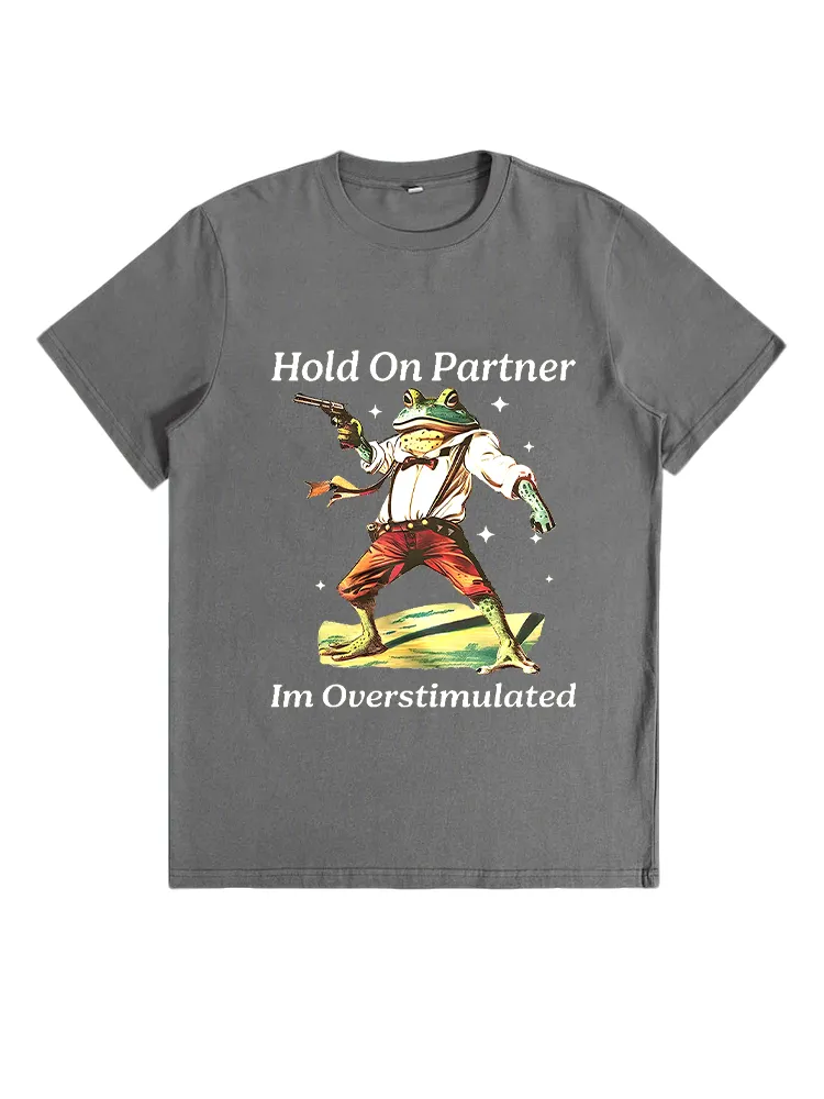 Strong Frog Print T-Shirt
