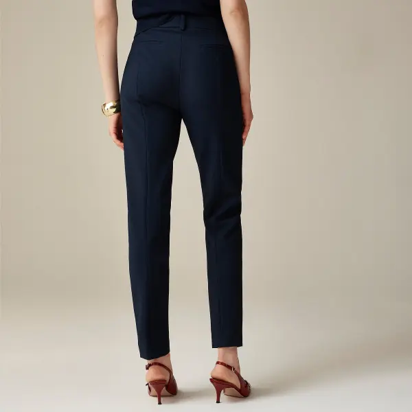Mid-Waist Stretch Slim Pants