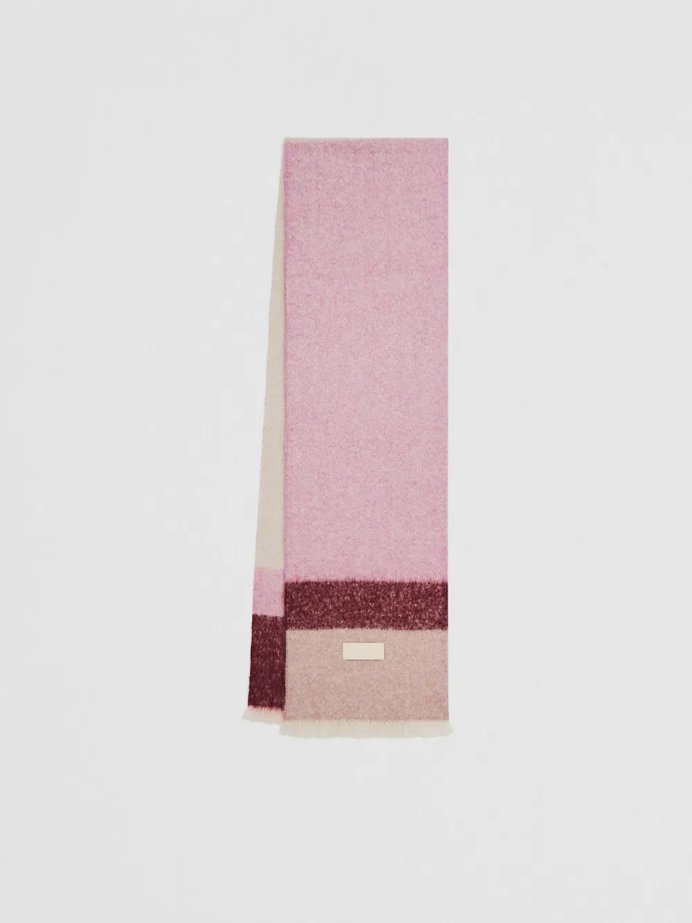 Thickened Color Block Scarf