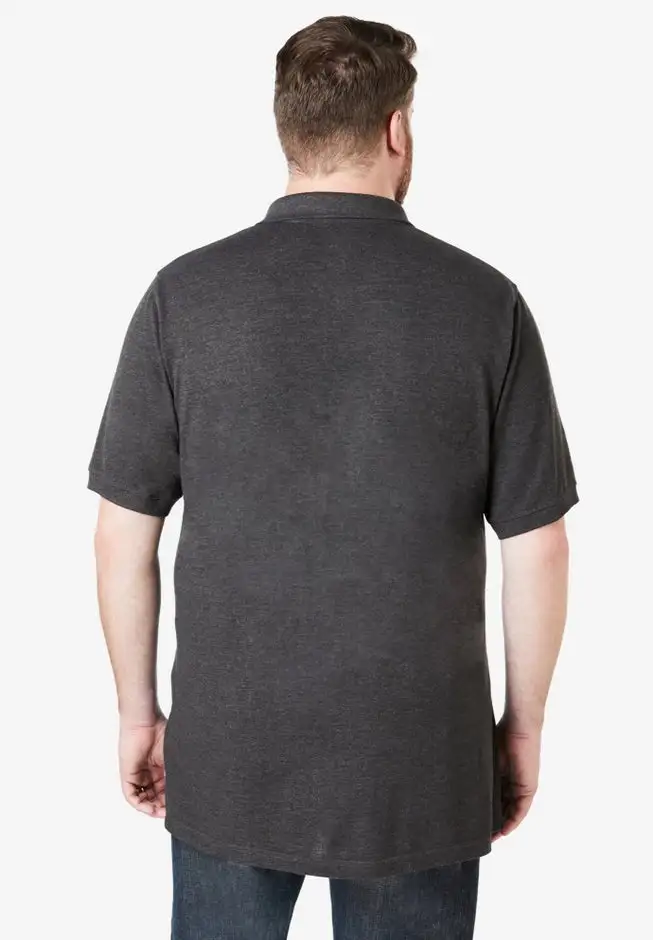 Longer-Length Shrink-Less™ Cotton Polo Shirt
