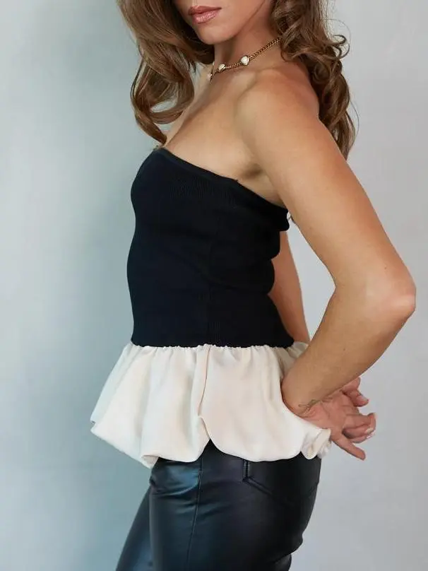 Margot Strapless Bubble Corset Top