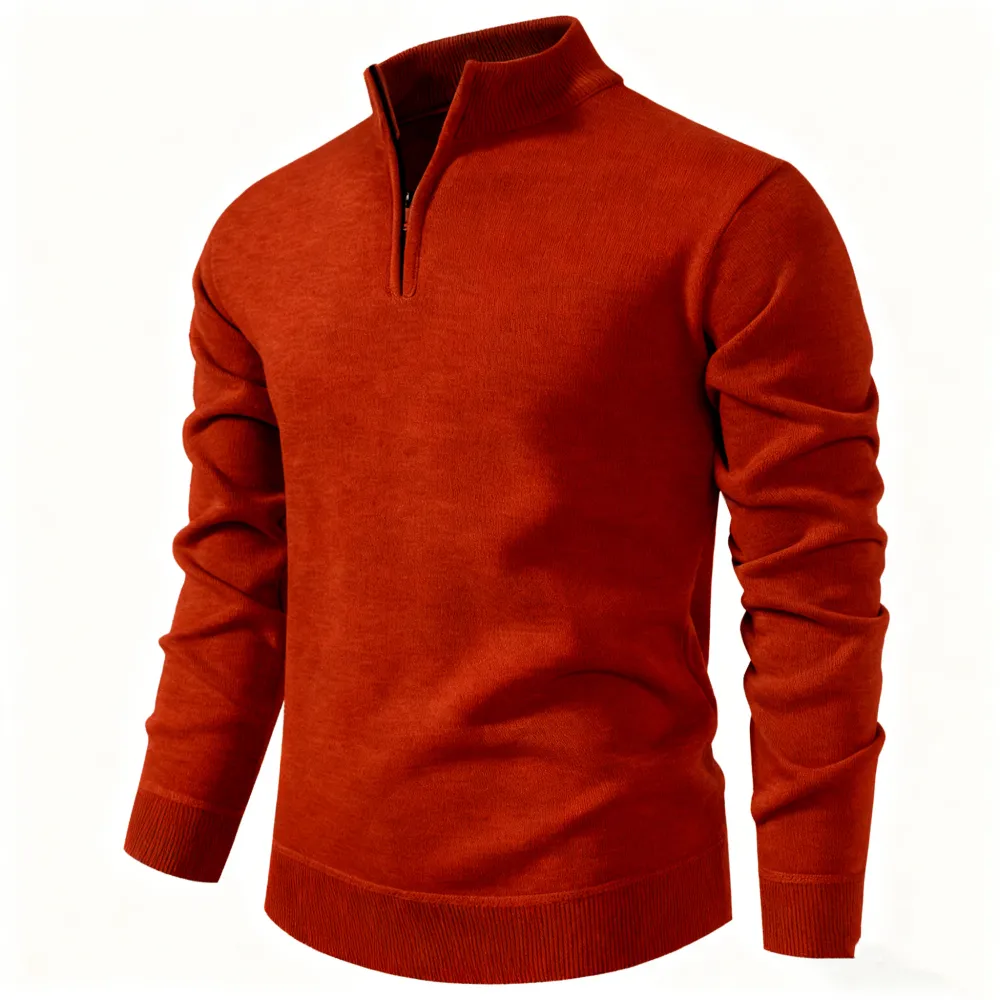 Men's Quarter Zip Sweater