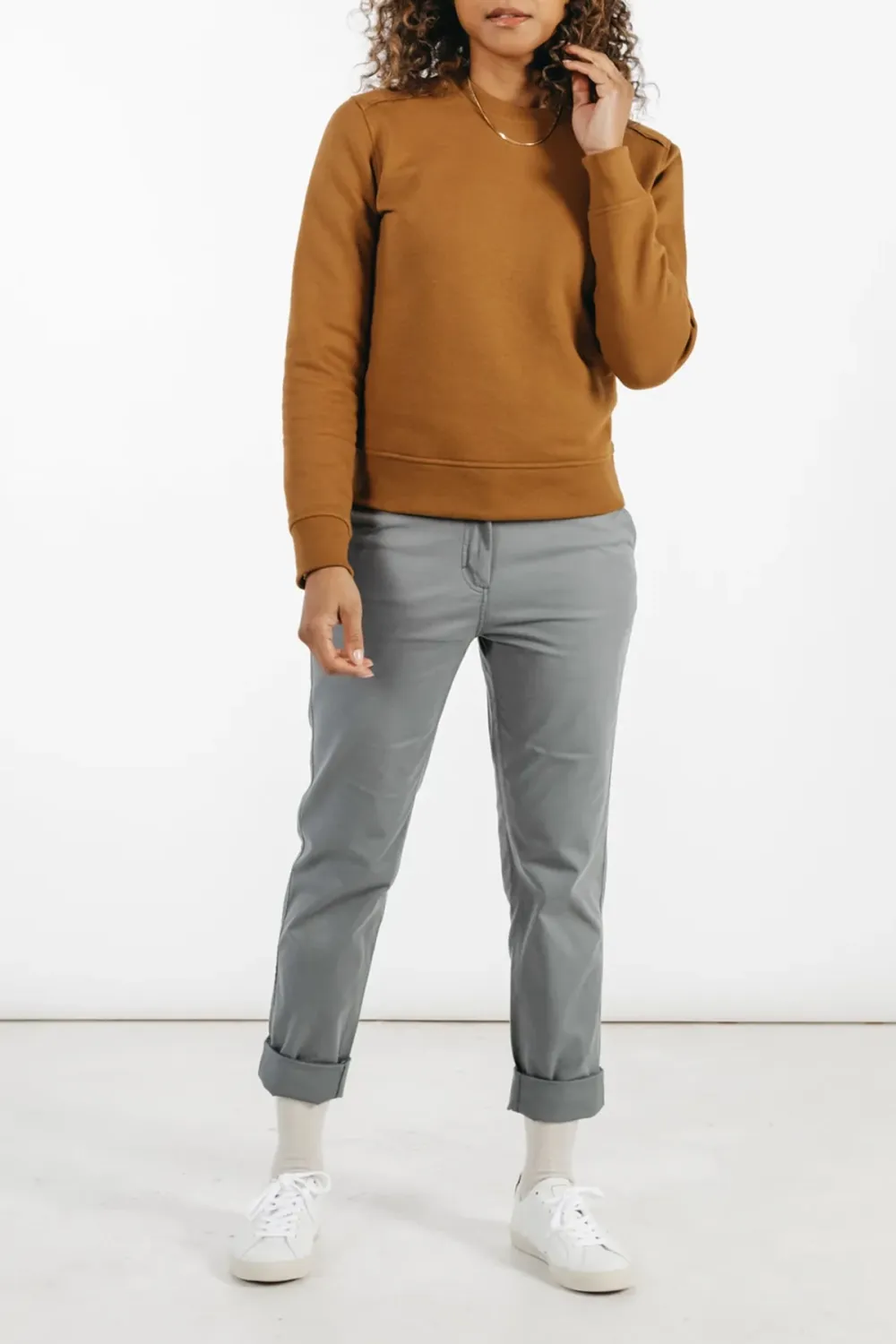 Daily Casual Style Crew Sweatshirt