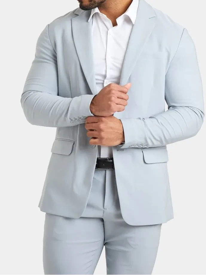 Light Grey  Hight-End Comfortable Suit Jacket