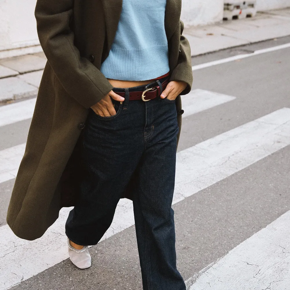 High-Rise Slim-Wide Jeans