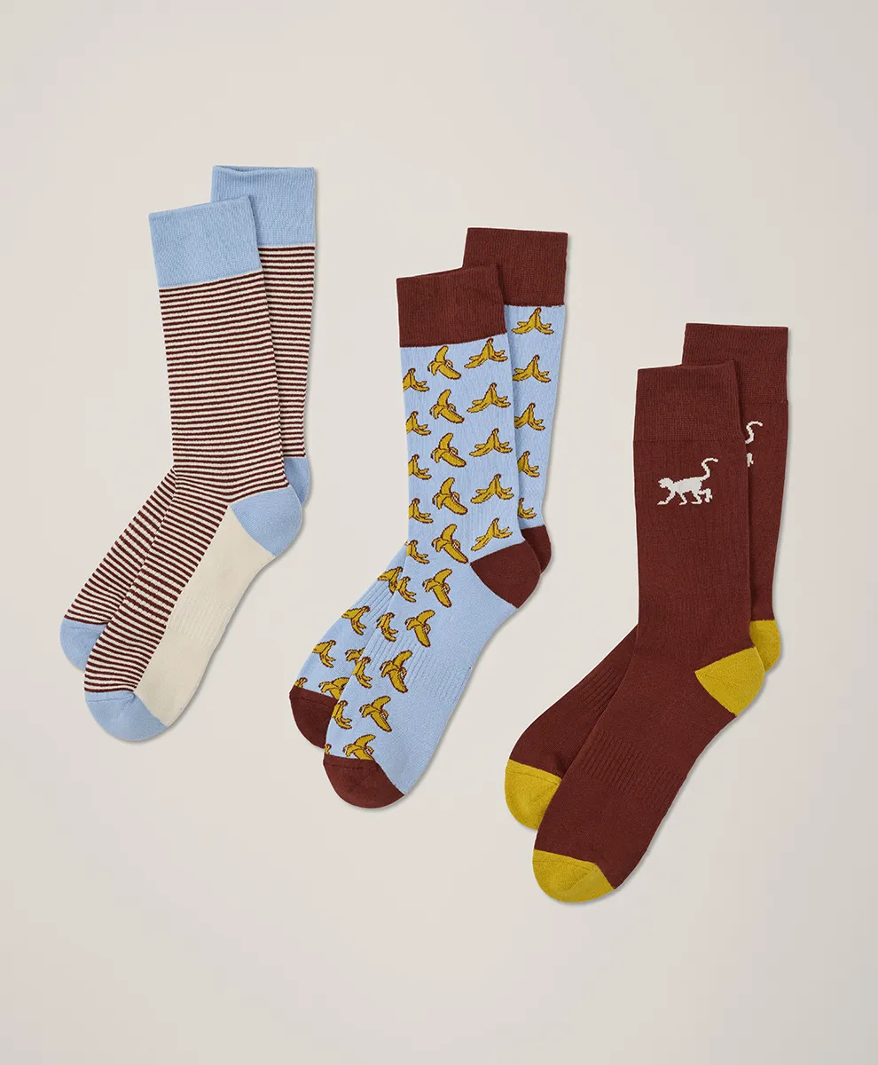 Crew Socks 3-Pack