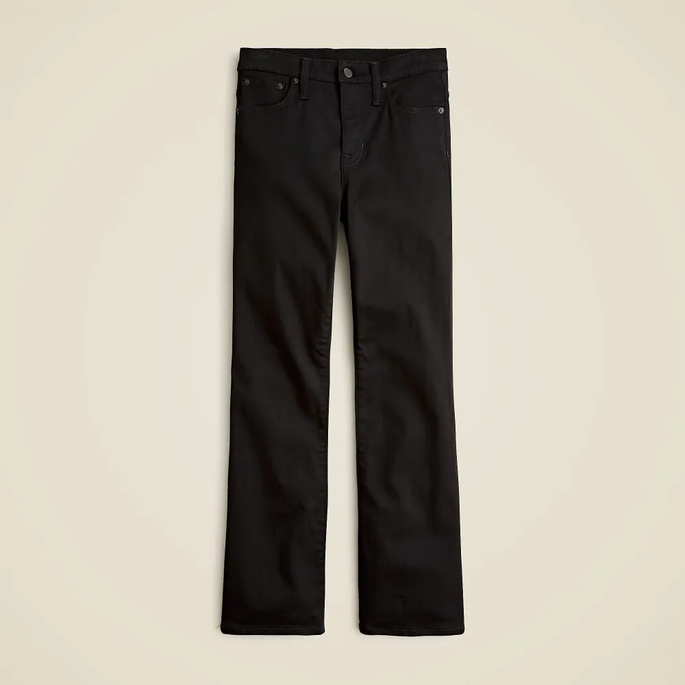 Mid-Rise Stretch Cropped Kickout Jeans