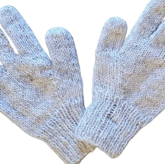 plain wool gloves