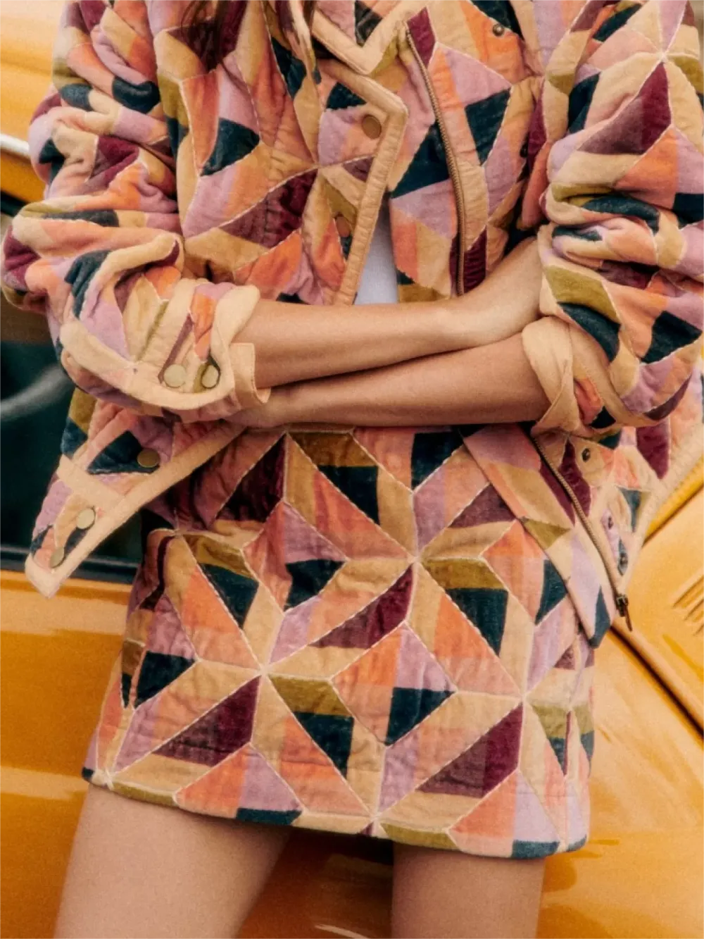 Daily Plants Print Skirt