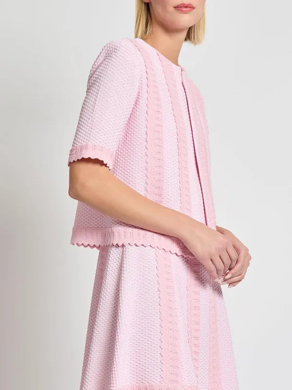 Short Sleeved Open Top Jacket