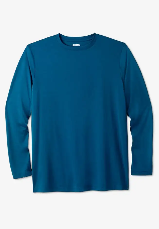 No Sweat Long-Sleeve Crewneck Tee