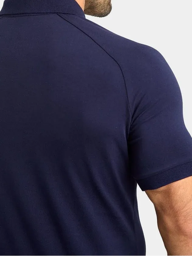 Navy Soft Simple Athletic Polo Shirt