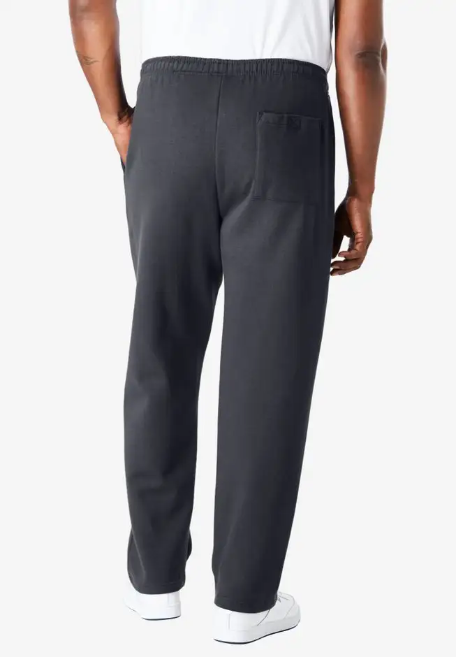 Fleece Open-Bottom Sweatpants