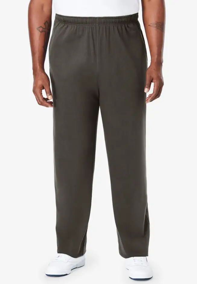 Lightweight Jersey Open Bottom Sweatpants