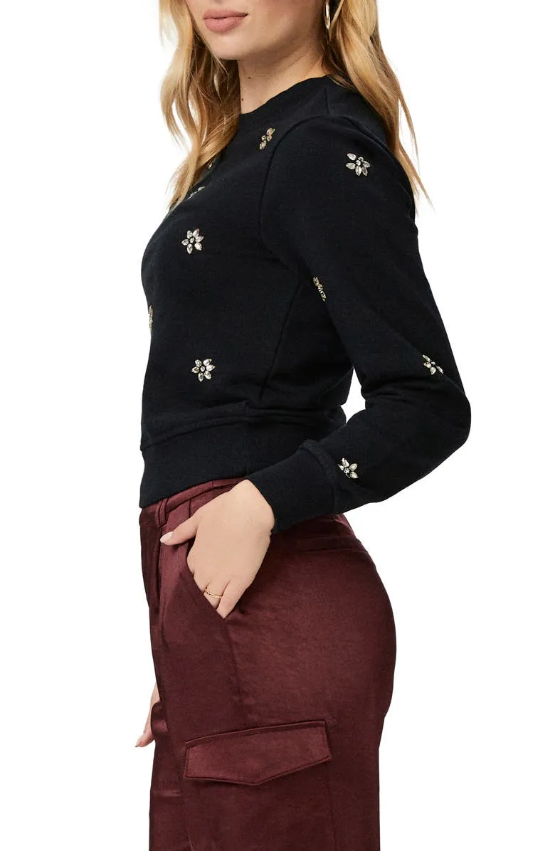 Embellished Cotton Sweatshirt