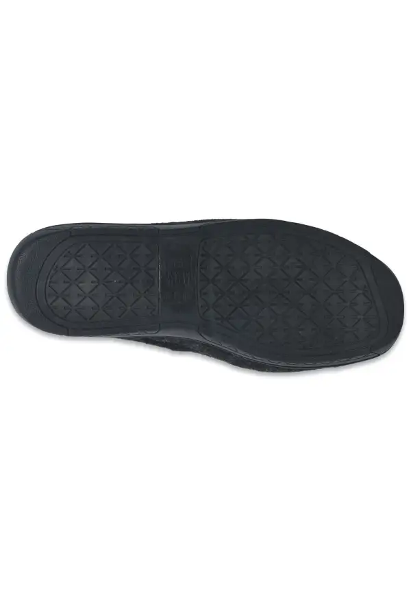 Mens Faux Wool Mocassin Slipper With Velour Lining Slippers