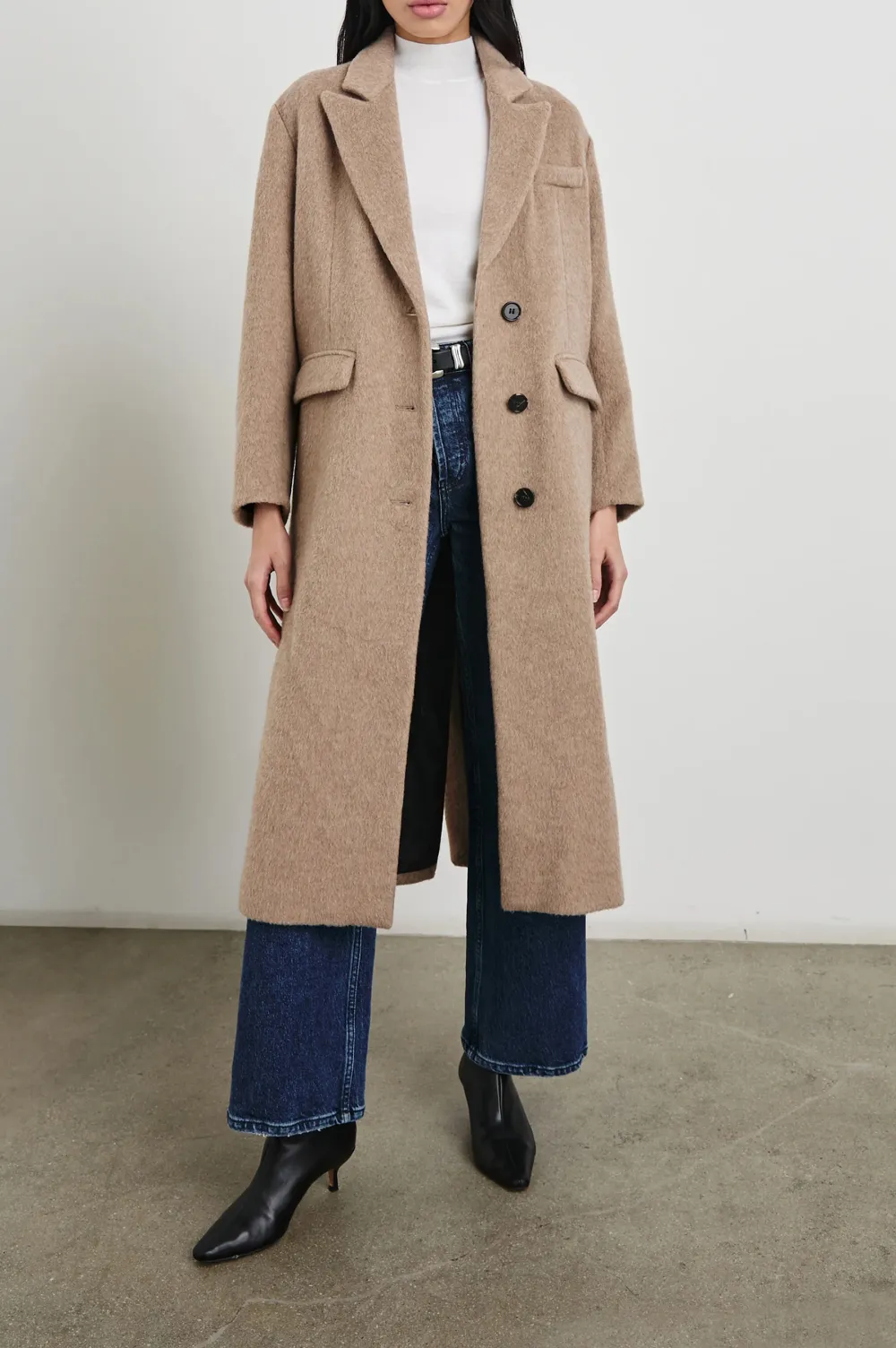 Alpaca Wool Blended Warm And Padded Women's Coat