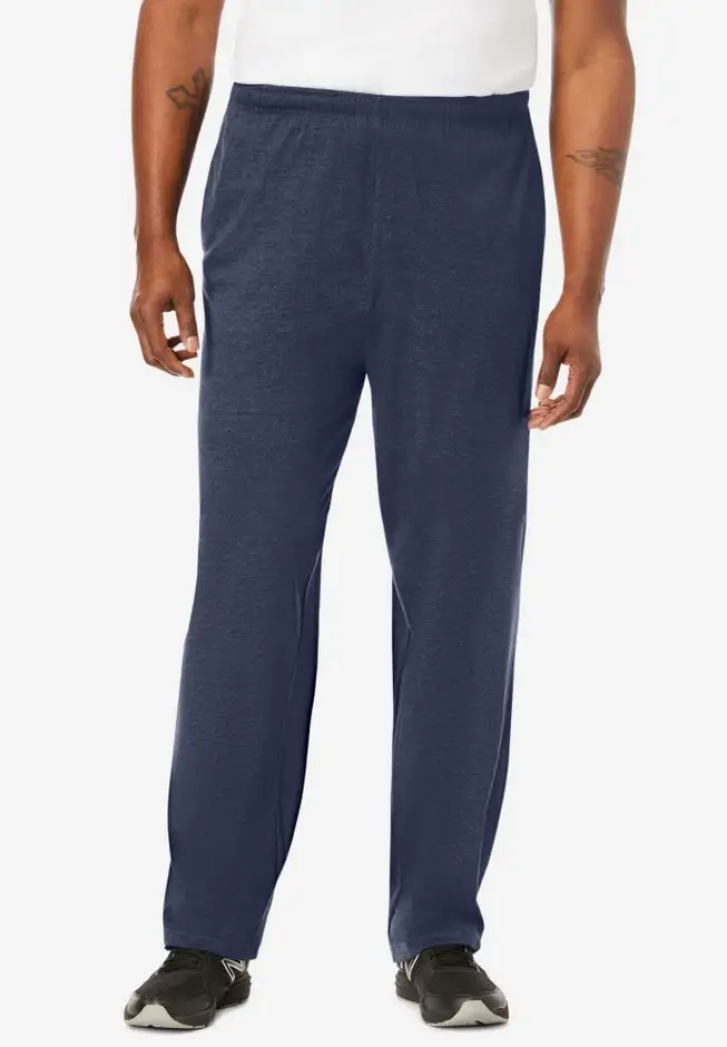 Lightweight Jersey Open Bottom Sweatpants